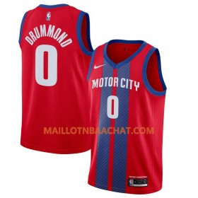 Maillot NBA Detroit Pistons Andre Drummond 0 Nike 2019-20 City Edition Swingman - Homme
